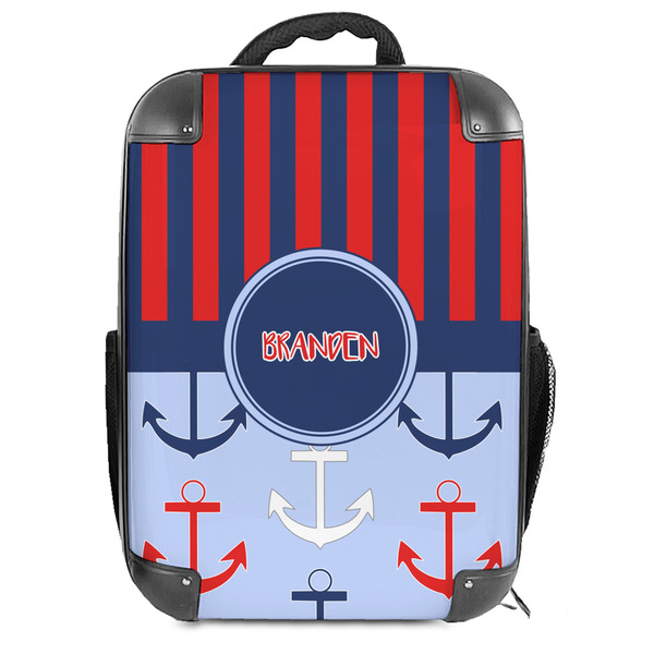 Custom Classic Anchor & Stripes 18" Hard Shell Backpack (Personalized)