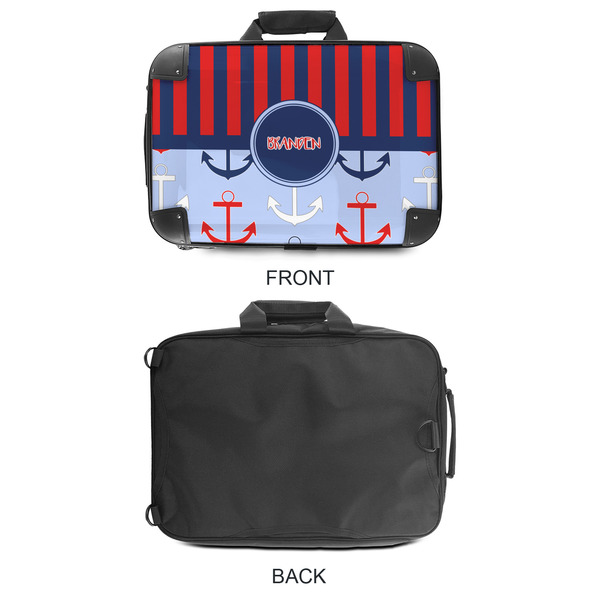 Classic Anchor & Stripes 18" Laptop Briefcase - APPROVAL