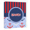Classic Anchor & Stripes 20x24 - Canvas Print - Angled View