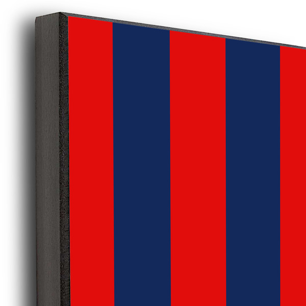 Classic Anchor & Stripes 20x24 Wood Print - Closeup