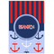 Classic Anchor & Stripes 20x30 - Canvas Print - Front View