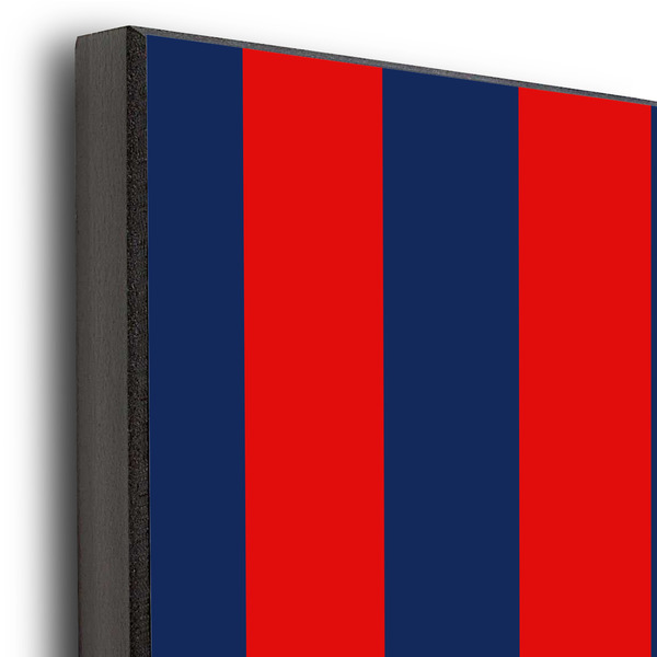 Classic Anchor & Stripes 20x30 Wood Print - Closeup