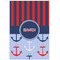 Classic Anchor & Stripes 24x36 - Matte Poster - Front View
