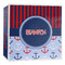 Classic Anchor & Stripes 3-Ring Binder - 2 inch (Personalized)