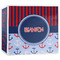Classic Anchor & Stripes 3-Ring Binder - 3 inch (Personalized)