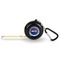 Classic Anchor & Stripes 6-Ft Pocket Tape Measure with Carabiner Hook - Front