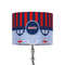 Classic Anchor & Stripes 8" Drum Lamp Shade - Fabric (Personalized)