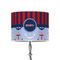 Classic Anchor & Stripes 8" Drum Lamp Shade - Poly-film (Personalized)