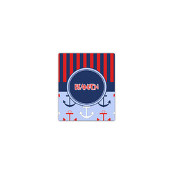 Classic Anchor & Stripes Canvas Print - 8x10 (Personalized)