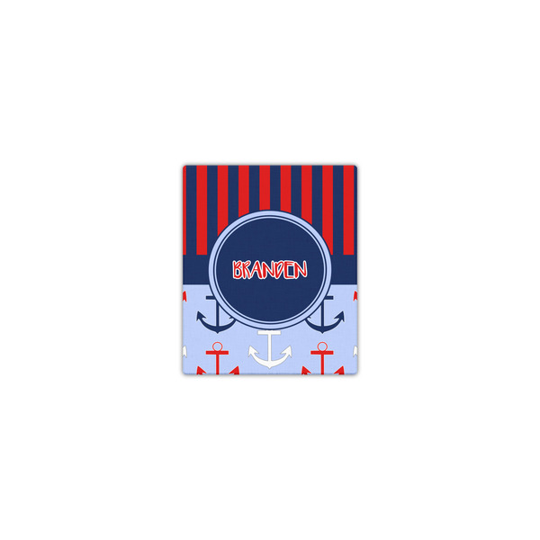 Custom Classic Anchor & Stripes Canvas Print - 8x10 (Personalized)