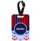 Classic Anchor & Stripes Aluminum Luggage Tag (Personalized)