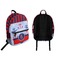 Classic Anchor & Stripes Backpack front and back - Apvl