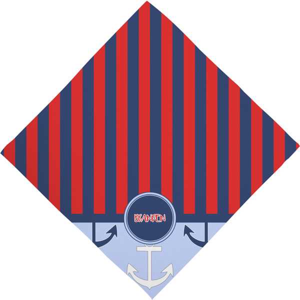 Classic Anchor & Stripes Bandana - Full View
