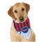 Classic Anchor & Stripes Dog Bandana Scarf w/ Name or Text