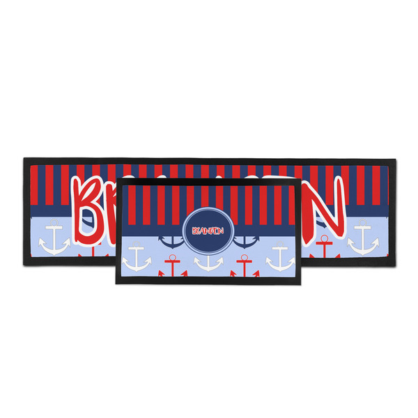 Classic Anchor & Stripes Bar Mat - Parent Main