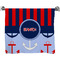 Classic Anchor & Stripes Bath Towel (Personalized)