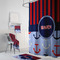 Classic Anchor & Stripes Bath Towel Sets - 3-piece - In Context