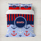 Classic Anchor & Stripes Bedding Set- Queen Lifestyle - Duvet