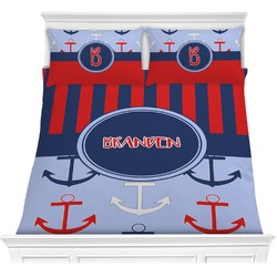 Classic Anchor & Stripes Comforters (Personalized)