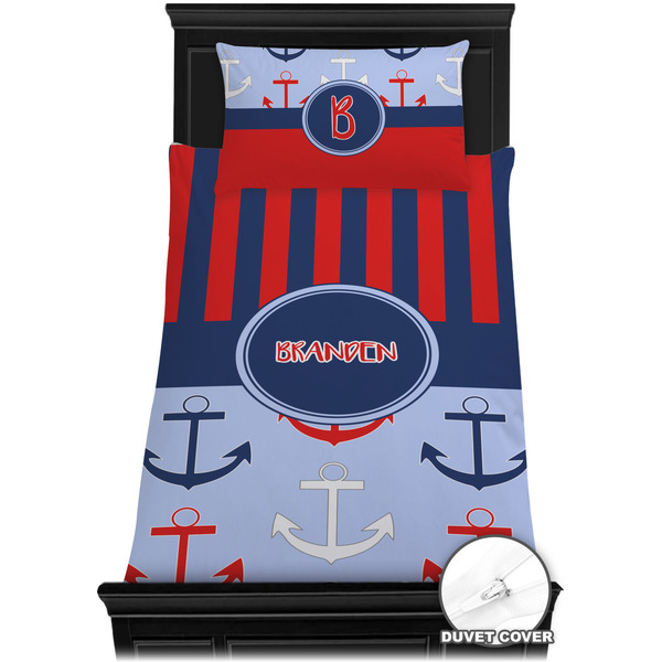Classic Anchor & Stripes Bedding Set (TwinXL) - Duvet