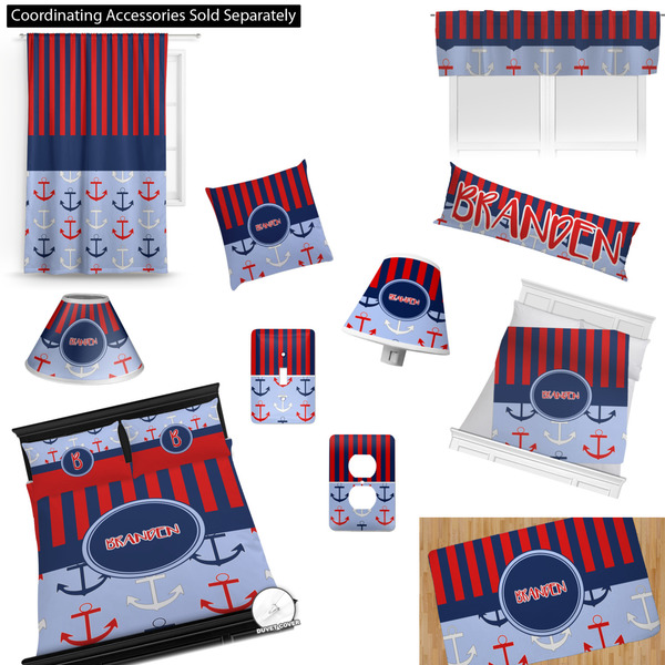 Classic Anchor & Stripes Bedroom Decor & Accessories2