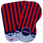 Classic Anchor & Stripes Burp Cloth (Personalized)