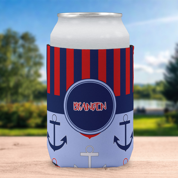 Classic Anchor & Stripes Can Sleeve - LIFESTYLE (single)