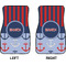 Classic Anchor & Stripes Car Mat Front - Approval