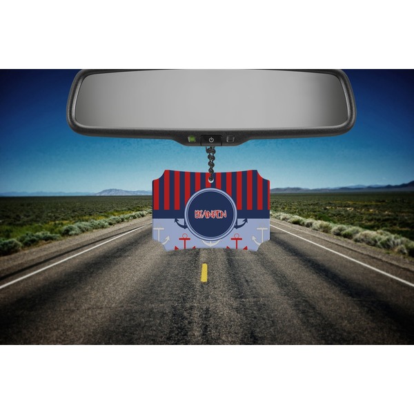 Classic Anchor & Stripes Car Ornament - Berlin (Road)