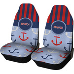 Classic Anchor & Stripes Car Seat Covers (Set of Two) (Personalized)