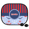 Classic Anchor & Stripes Car Side Window Sun Shade (Personalized)