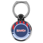 Classic Anchor & Stripes Cell Phone Ring Stand & Holder (Personalized)