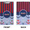 Classic Anchor & Stripes Clipboard (Legal) (Front + Back)
