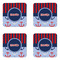 Classic Anchor & Stripes Coaster Set - APPROVAL