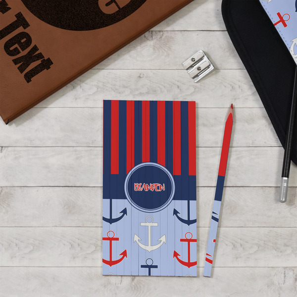 Classic Anchor & Stripes Colored Pencils - In Context