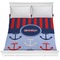 Classic Anchor & Stripes Comforter - Full / Queen (Personalized)