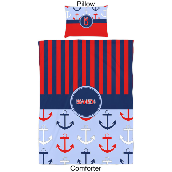 Classic Anchor & Stripes Comforter Set - Twin - Approval