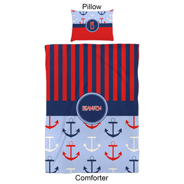 Classic Anchor & Stripes Comforter Set - Twin XL - Approval