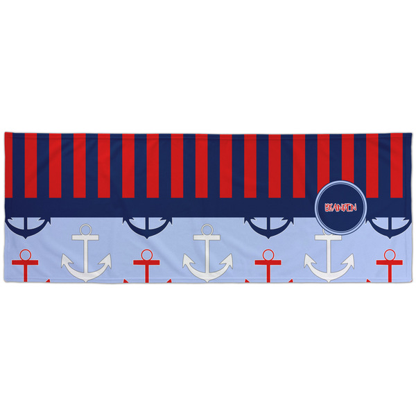 Classic Anchor & Stripes Cooling Towel- Approval