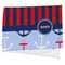 Classic Anchor & Stripes Cooling Towel- Main