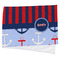 Classic Anchor & Stripes Cooling Towel (Personalized)