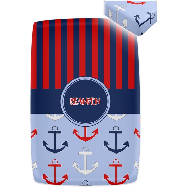 Classic Anchor & Stripes Crib Fitted Sheet - Apvl