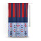 Classic Anchor & Stripes Curtain With Window and Rod