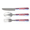 Classic Anchor & Stripes Cutlery Set - FRONT