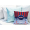 Classic Anchor & Stripes Decorative Pillow Case - LIFESTYLE 2