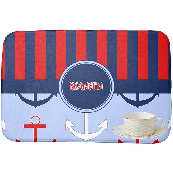 Classic Anchor & Stripes Dish Drying Mat