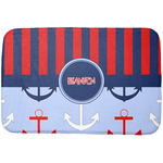 Classic Anchor & Stripes Dish Drying Mat (Personalized)