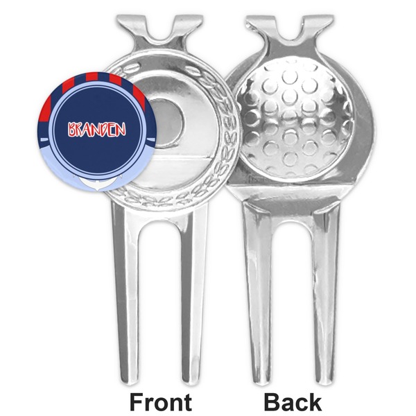 Classic Anchor & Stripes Divot Tool - Second