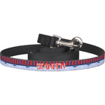 Classic Anchor & Stripes Dog Leash (Personalized)