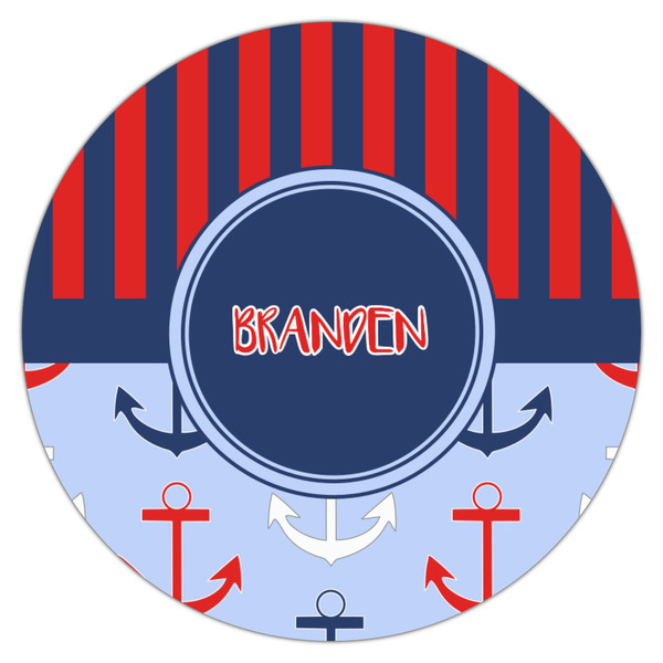 Classic Anchor & Stripes Drink Topper - Medium - Single